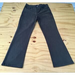 NYDJ Not Your Daughters Jeans Straight Leg Jeans Women's‎ Olive Green Sz. 14